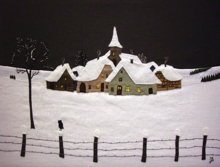 Martine Apaolaza-Paysage d'hiver
