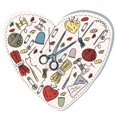 Coeur broderie gif