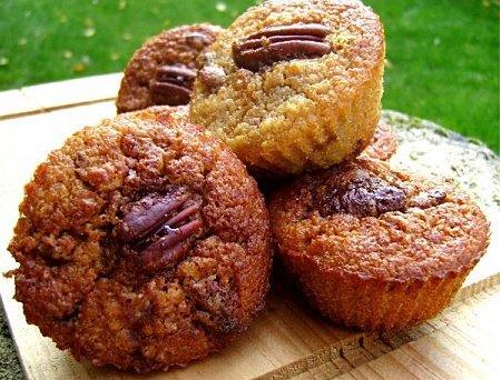 Muffins banane noix de pécan