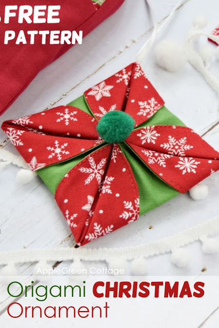 Origami Christmas ornaments